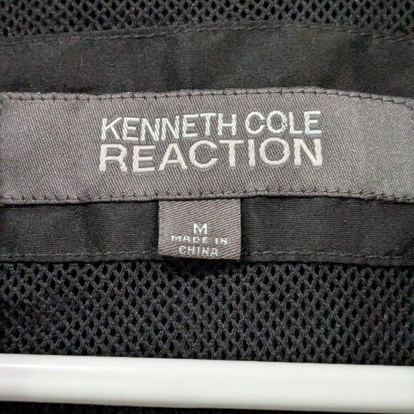 Kenneth Cole Reaction Men's Jacket, Size Medium, Black, Lightweight, Mesh Lined - Picture 9 of 16